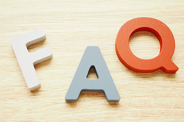 FAQの文字