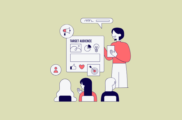 ECサイトに関する打ち合わせをするイメージイラスト