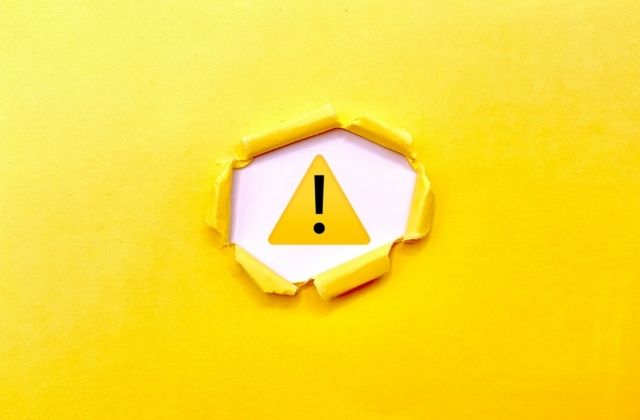 注意を促すマーク