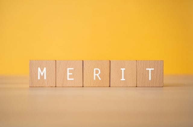 「メリット」の画像