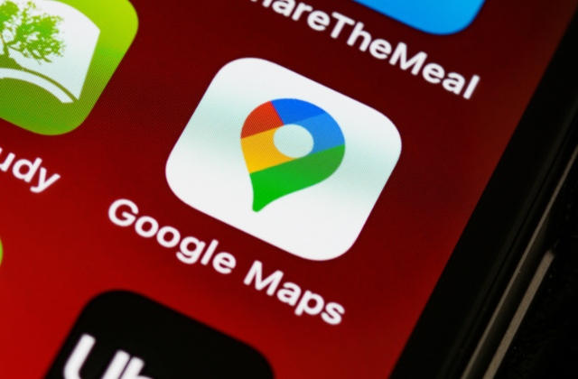 Googleマップのアプリの画像