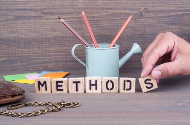 methodsと書いてある木の画像