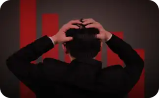 売上の低下