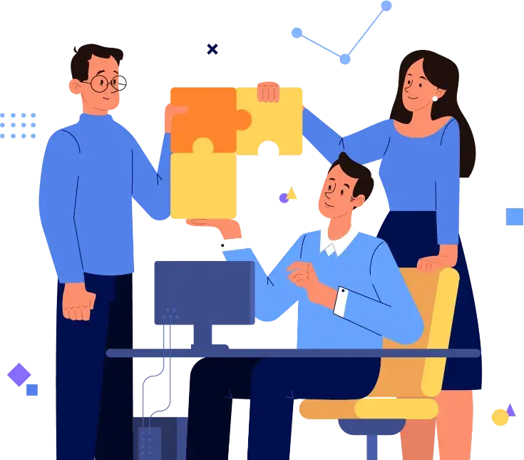 チームワークのイラスト