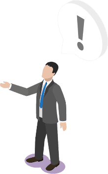答える人のイラスト